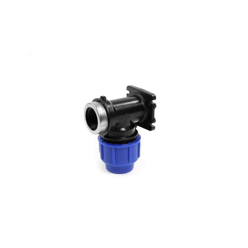 PERLA SEINÄLAATTA ELBOW Ø20X1/2 PERLA BLUE