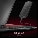 Axagon EEM2-GAM External USB-C 10Gbps metal box for M.2 NVMe & SATA SSD disks. Screwless