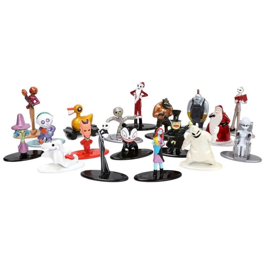 Jada Toys Disney Nightmare Before Christmas metalfigs pack 18 figures 4cm – 4