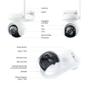 Reolink Altas Go PT 8MP aku-toitega 4G kaamera ColorX öönägemisega välistingimustes kasutamiseks Reolink Altas Go PT 8MP aku-toitega 4G kaamera ColorX öönägemisega välistingimustes kasutamiseks