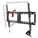 Fiber Mount Ergosolid Satt-2 - tugeva reguleeritava kinnitus LCD LED teleritele 32"-80" Fiber Mount Ergosolid Satt-2 - tugeva reguleeritava kinnitus LCD LED teleritele 32"-80"