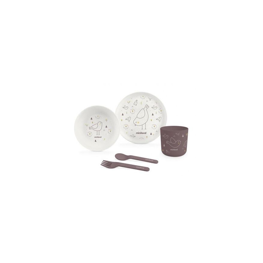 Miniland Eco Friendly 5-piece Table Set - Chick