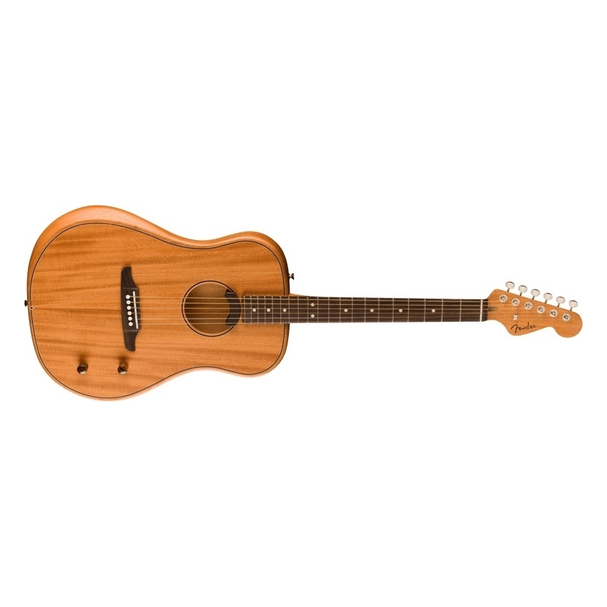 Fender Highway Series Dreadnought acoustic guitar, All-Mahogany – 3