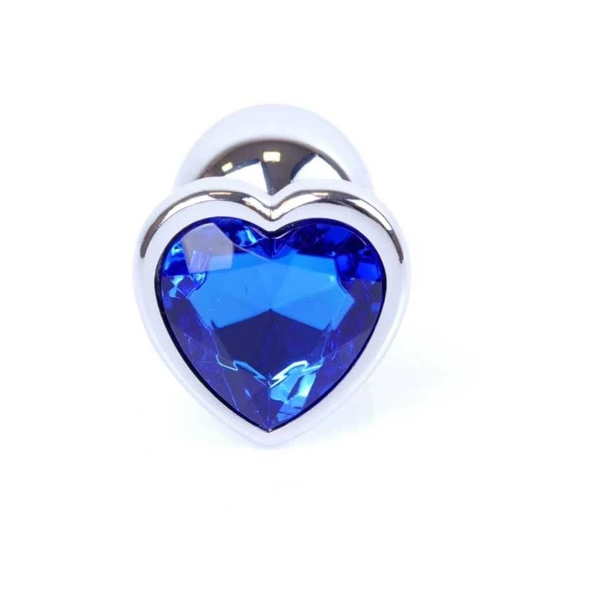 B Series Heavyfun Plug-Jewellery Hõbeda Süda PLUG - Tume Sinine – 2