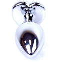B Series Heavyfun Plug-Jewellery Silver Heart PLUG - Dark Blue B Series Heavyfun Plug-Jewellery Silver Heart PLUG - Dark Blue