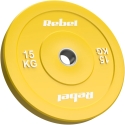 Olympic Rubber Bumper Weight, BEAST series, set of 2x15kg, hole 51 mm, REBEL ACTIVE Olympic Rubber Bumper Weight, BEAST series, set of 2x15kg, hole 51 mm, REBEL ACTIVE