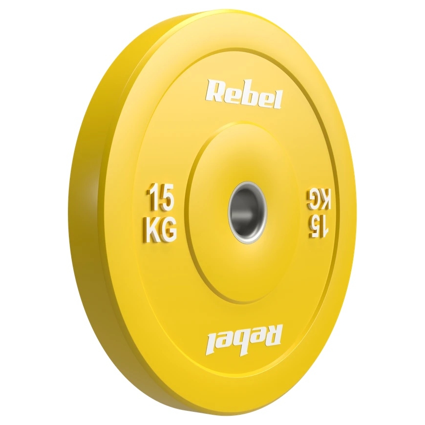 Olympia-kumipaino, BEAST-sarja, setti 2x15kg, aukko 51 mm, REBEL ACTIVE – 5