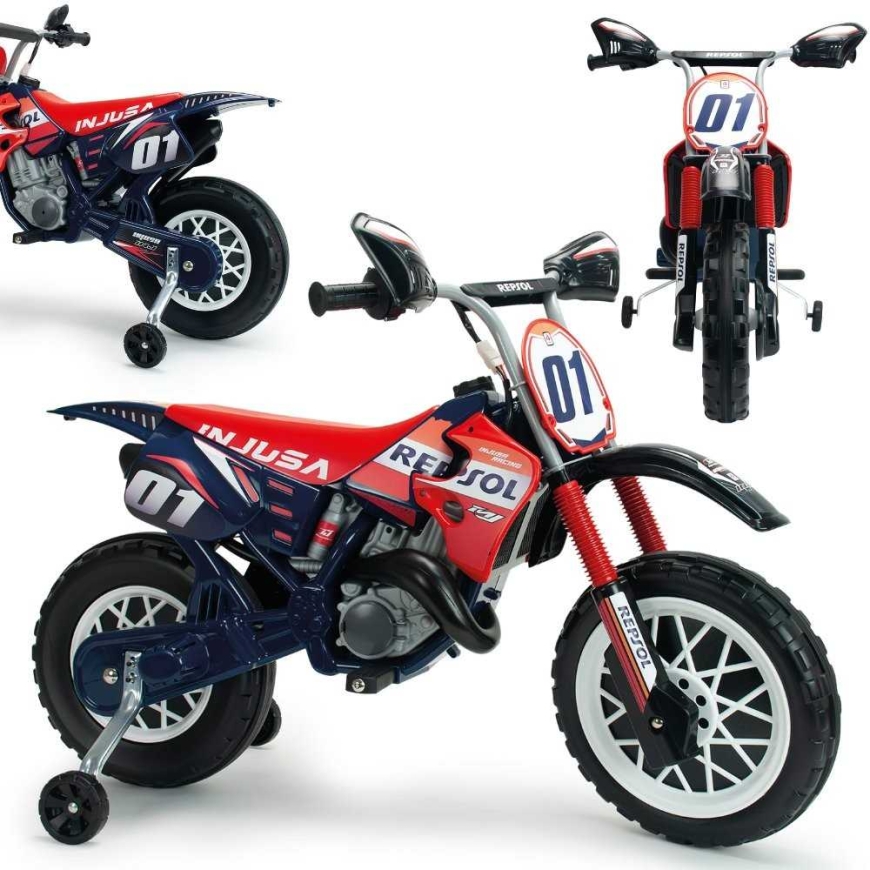 Lasten sähkömoottoripyörä INJUSA Repsol 6V