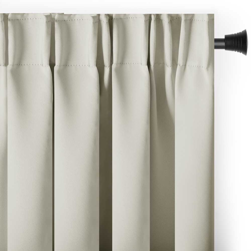 Velvet Curtain with Loops AmeliaHome 200 × 270 cm, Cream