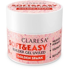 Artrozne Claresa Soft&Easy statybinis gelis Golden Spark 12g