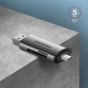 Axagon CRE-SAC SuperSpeed USB-C+USB-A card reader 5 Gbps