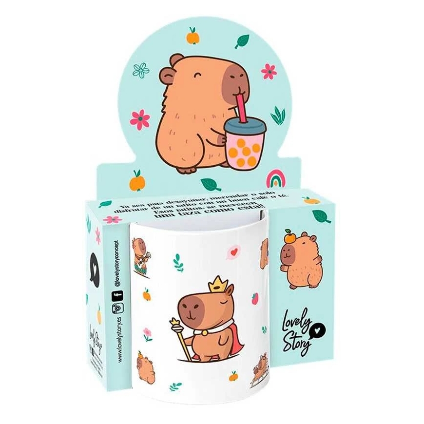 Lovely Story Capibara Majesty mug 330ml
