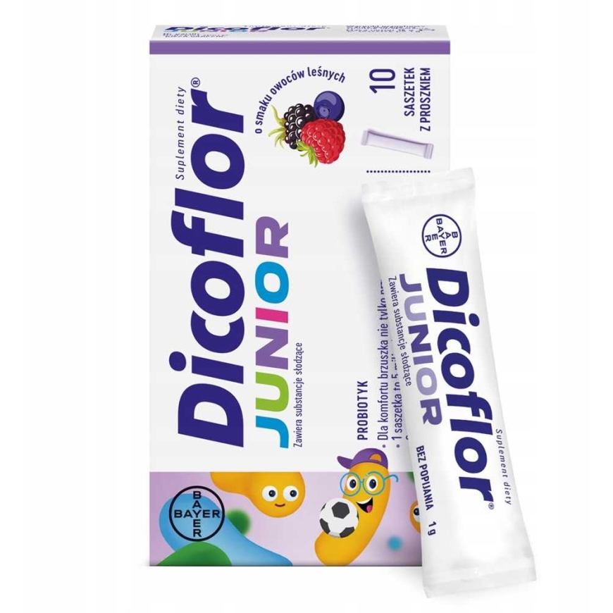 Dicoflor Пробиотическая пищевая добавка для детей, 10 пакетиков