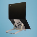 R-Go Tools RGORIBASI nešiojamojo kompiuterio stovas Sidabras 55,9 cm (22")