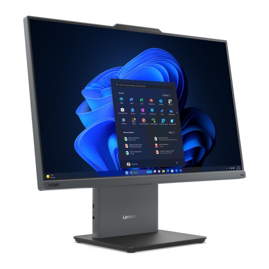 Lenovo ThinkCentre neo 50a G5 All-in-One, Core 7 240H, 23.8" FHD Touch IPS (250 нит, AG), 16 ГБ DDR5, 5200 SSD 1TB, интегрирован