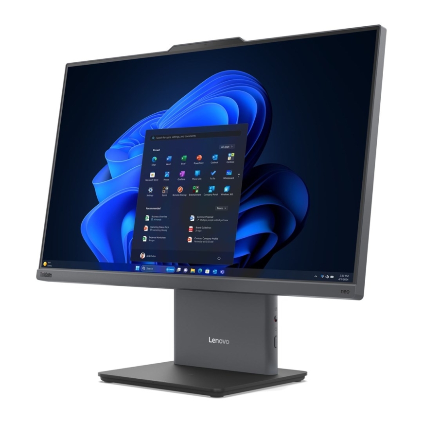 Lenovo ThinkCentre neo 50a G5 All-in-One, Core 7 240H, 23.8" FHD Touch IPS (250 nits, AG), 16GB DDR5, 5200 SSD 1TB, integruota I – 5