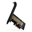 Axagon PCEM2-N PCIe x4 - M.2 NVMe M-key slot adapter w. SP & LP