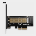 Axagon PCEM2-N PCIe x4 - M.2 NVMe M-key slot adapter w. SP & LP