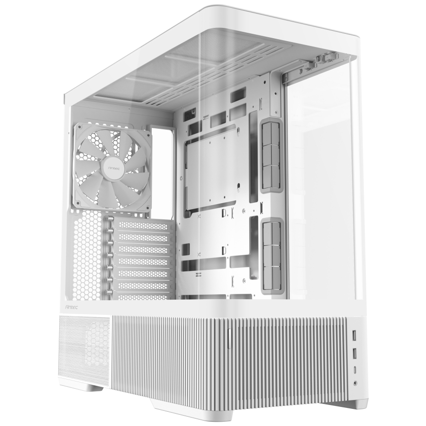 Antec C6 Curve Air Mid-Tower ATX korpusas, baltas – 2