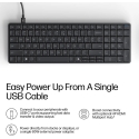 HP EliteBoard G1a AI Pöytätietokone - Ryzen 5 340, 16GB, 512GB SSD, WiFi & BT, FPR, Yhdysvaltain taustavalaistu roiskevesitiivis