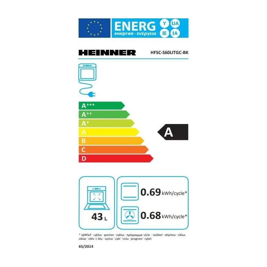 Yhdistelmakaasuliesi HFSC-S60LITGC-BK HEINNER – 2