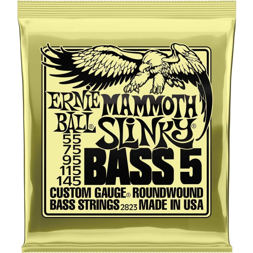 Ernie Ball Mammoth Slinky 2823 5-string bass strings