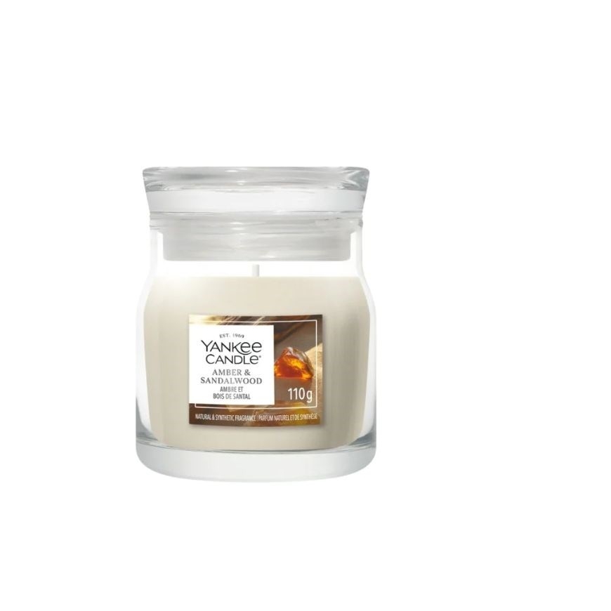 Aroomiküünal YANKEE CANDLE AMBER & SANDALWOOD 110 g Väike
