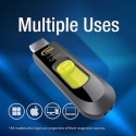 TEAM GROUP 128GB C145 USB 3.2 Melna-Dzeltena TEAM GROUP 128GB C145 USB 3.2 Melna-Dzeltena