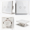 Qoltec 52716 Smart Touch 2-Gang Light Switch | Wi-Fi | Timer | Tuya | Smart Life | Tempered Glass | White Qoltec 52716 Smart Touch 2-Gang Light Switch | Wi-Fi | Timer | Tuya | Smart Life | Tempered Glass | White