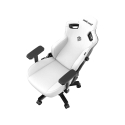 Anda Seat Kaiser 3 L baltā ādas spēļu krēsls ar griešanās mehāni Anda Seat Kaiser 3 L baltā ādas spēļu krēsls ar griešanās mehāni