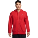 Men's Nike Club BB FZ Hoodie red FN3861 657 (XL) Men's Nike Club BB FZ Hoodie red FN3861 657 (XL)