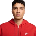Vīriešu Nike Club BB FZ Hoodie sarkans FN3861 657 (XL) Vīriešu Nike Club BB FZ Hoodie sarkans FN3861 657 (XL)