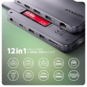 Axagon HMC-12GM2 kannettavien tietokoneiden telakka ja porttitoistin Langallinen USB 3.2 Gen 2 (3.1 Axagon HMC-12GM2 kannettavien tietokoneiden telakka ja porttitoistin Langallinen USB 3.2 Gen 2 (3.1