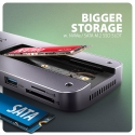 Axagon HMC-12GM2, USB 10Gbps hub, 3x USB-A, USB-C, HDMI, DP, RJ-45, M.2, SD/mSD, audio, PD