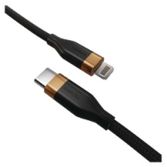 Duracell DRU5014A Lightning-kaapeli 1 m Musta