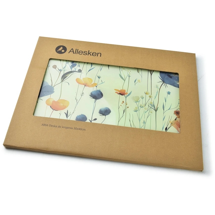 Allesken Aria klaasist lõikelauad 40x30cm lilledega – 2