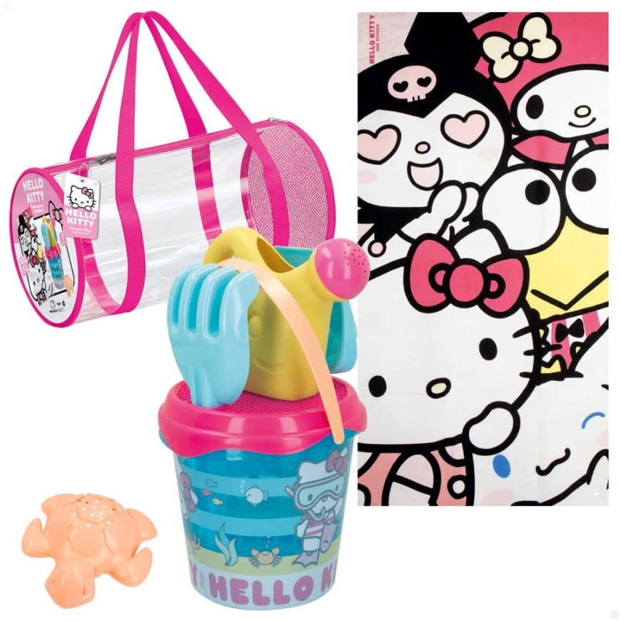 Sanrio Hello Kitty pludmales komplekts