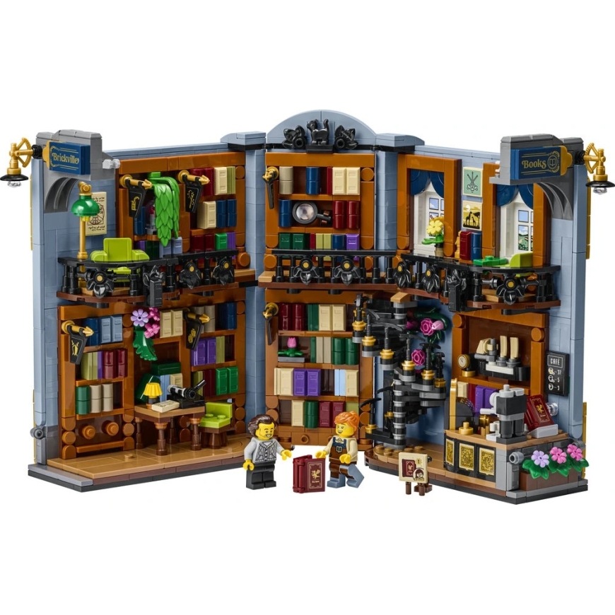 LEGO® Icons Knygynas: knygų lentynos dekoras, rinkinys 11379 – 3