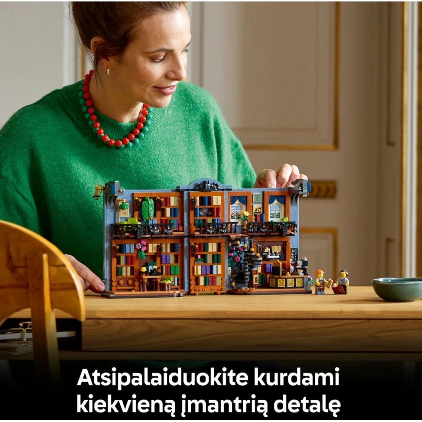 LEGO® Icons Kirjakauppa: kirjahyllyjen sisustus, sarja 11379 – 5