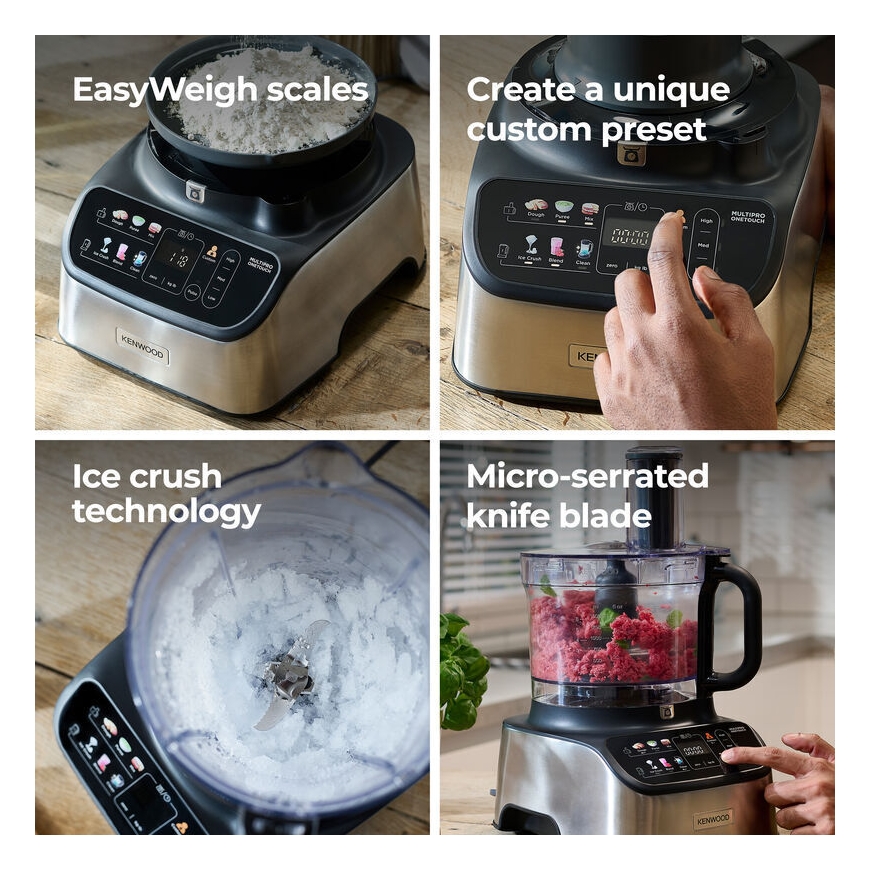 Kenwood FDM73.480SS MultiPro OneTouch köögikombain, roostevaba teras – 3