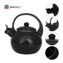 Tējkanna ar svilpi, emaljēts tērauds, melna, 2.2L, KH 2039, King Tējkanna ar svilpi, emaljēts tērauds, melna, 2.2L, KH 2039, King