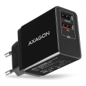 Axagon ACU-QS24 mobiliojo įrenginio kroviklis Išmanusis telefonas Juoda AC Spartusis įkrovimas Vidau Axagon ACU-QS24 mobiliojo įrenginio kroviklis Išmanusis telefonas Juoda AC Spartusis įkrovimas Vidau