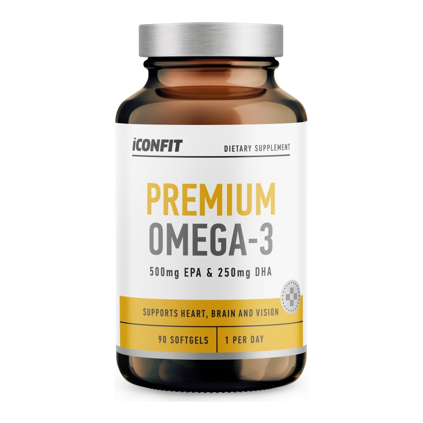 ICONFIT Super Omega 3, 500 mg EPA ja 250 mg DHA, 90 kapslit