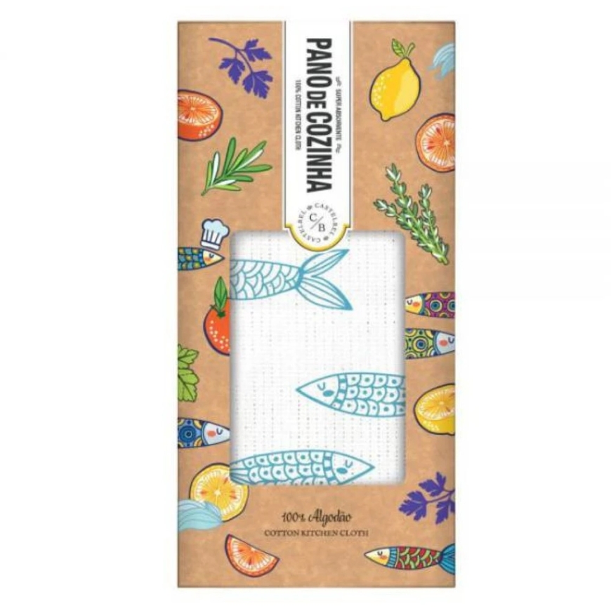 Castelbel Sardine köögirätik, 50 x 50 cm – 2