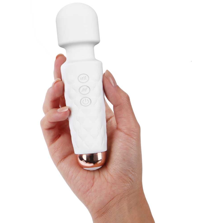 Marc Dorcel DORCEL Mini Wanderful Baltas wand massager vibrator