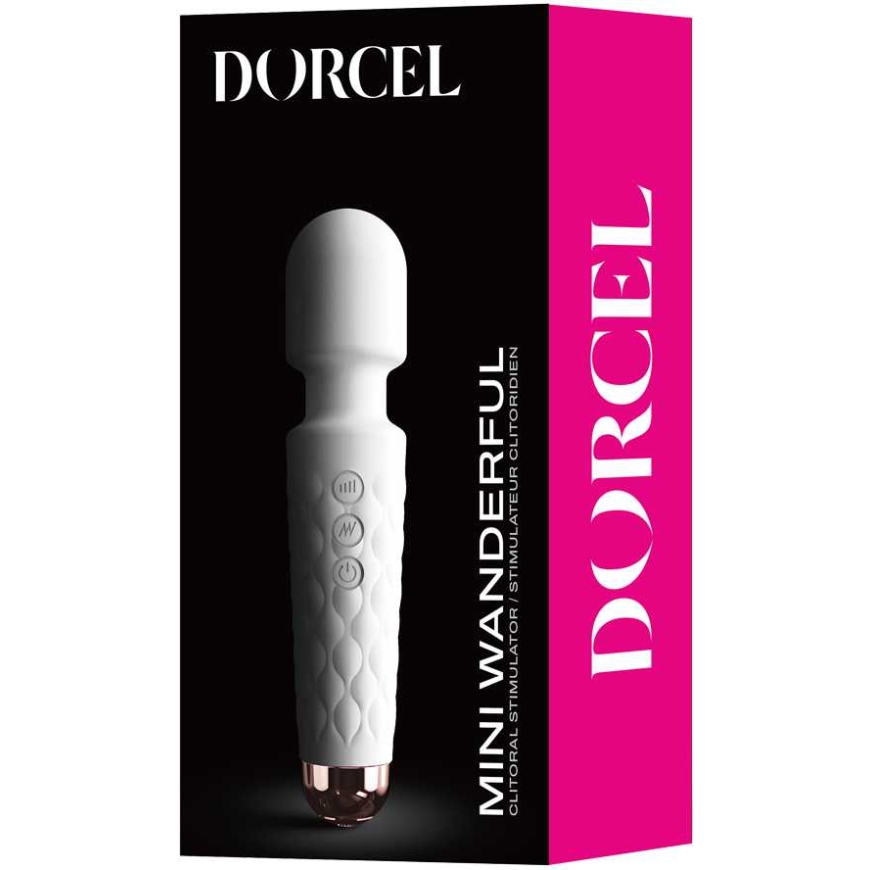 Marc Dorcel DORCEL Mini Wanderful Белый wand массажер-вибратор – 4
