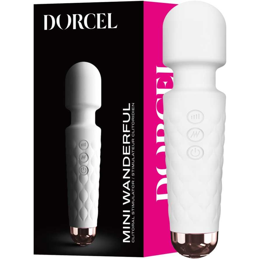 Marc Dorcel DORCEL Mini Wanderful Balts wand masāžas vibrators – 5