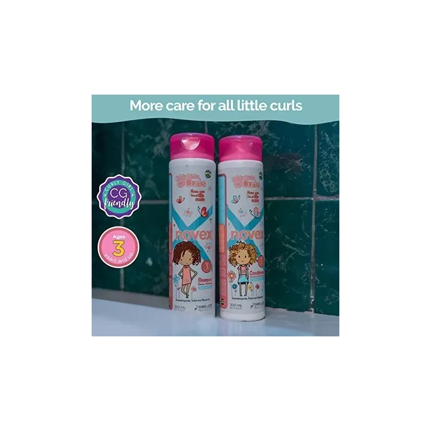 Novex My Little Kootud Juuste Niisutav Juuksepaljandi Laste Kootud Juustele, 300 ml – 4