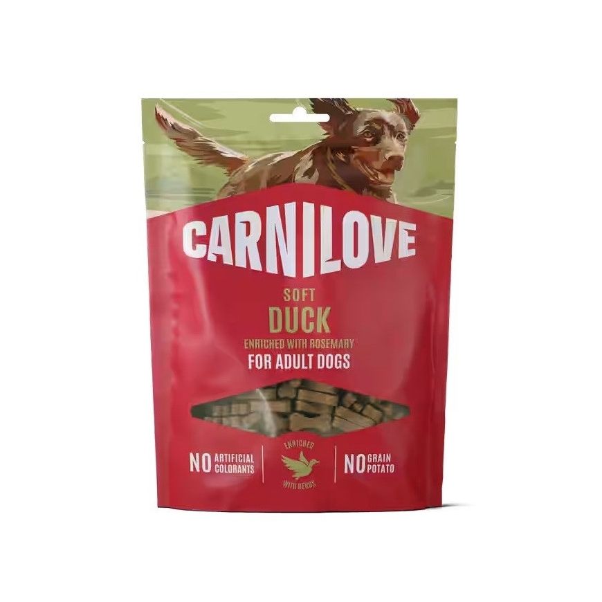 CARNILOVE Soft Duck enriched with rosemary - dog treat - 200g