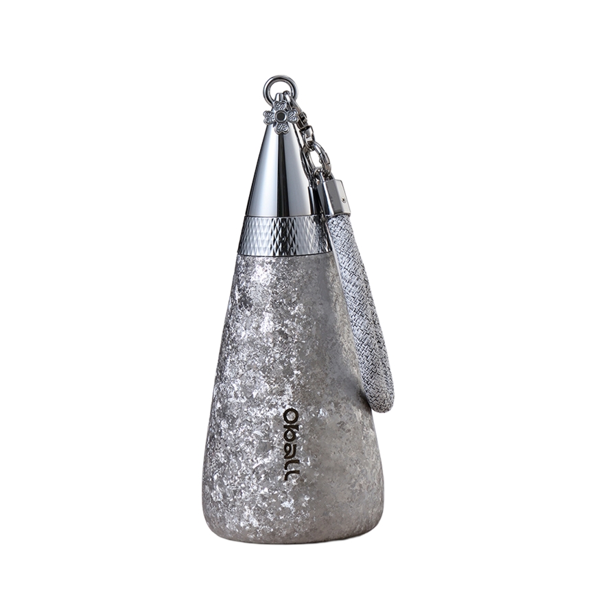 Oball Iconic titāna pudele 350 ml, sudrabaina